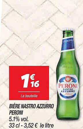 bière nastro azzurro peroni