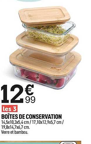 Boîtes De Conservation