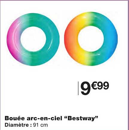 bouée arc-en-ciel "bestway"