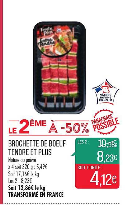 Brochette De Boeuf Tendre Et Plus