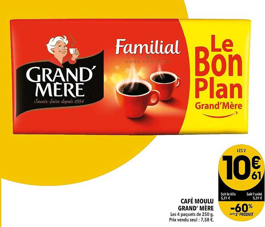 café moulu grand' mère