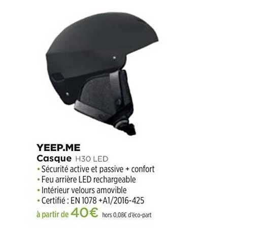 casque yeep.me h30 led