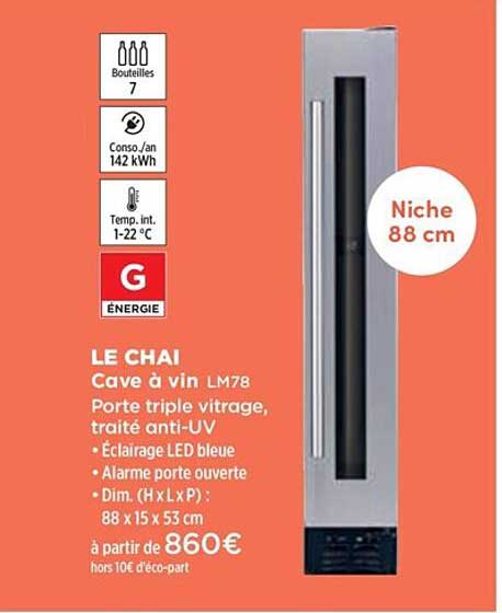 cave à vin le chai lm78