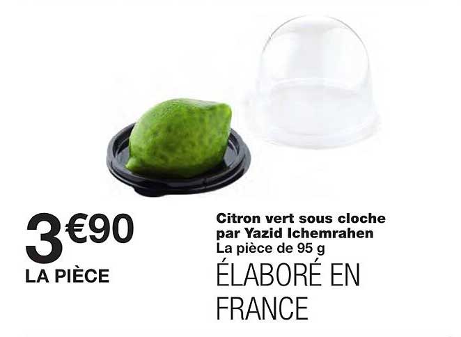 citron vert sous cloche par yazid ichemrahen