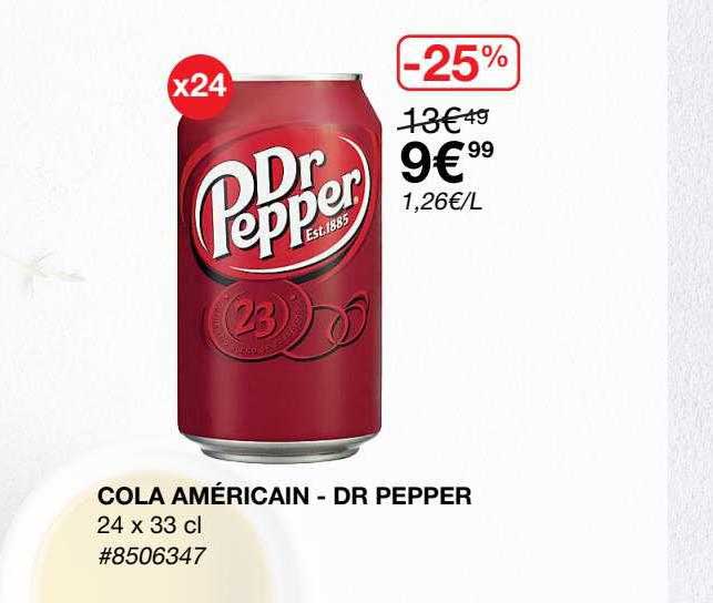 cola américain - dr pepper