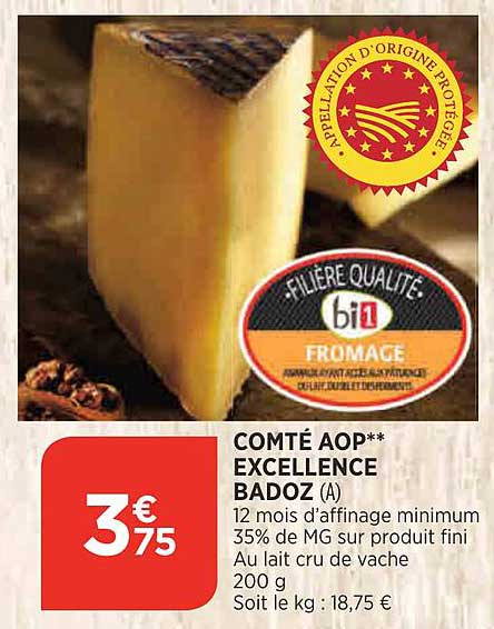 Comté Aop Excellence Badoz