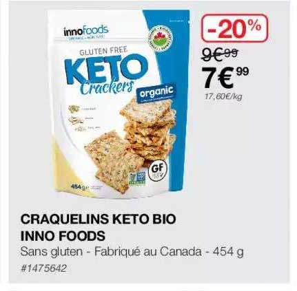 craquelins keto bio inno foods