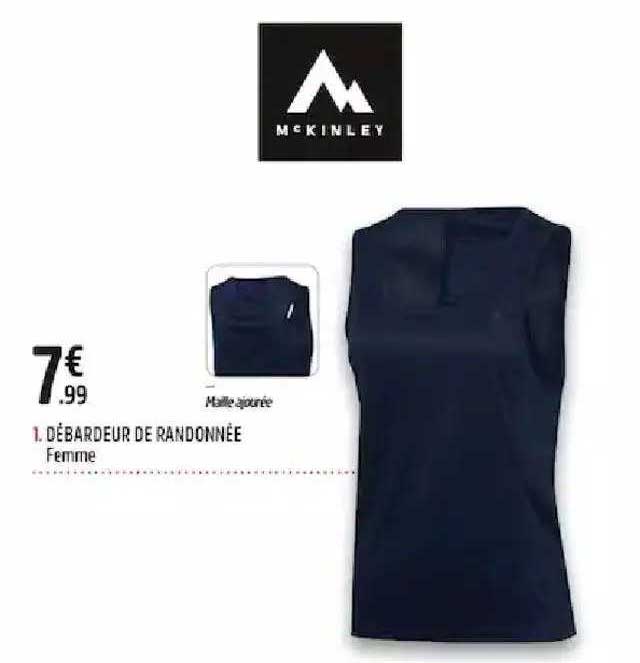 débardeur de randonnée femme mc kinley