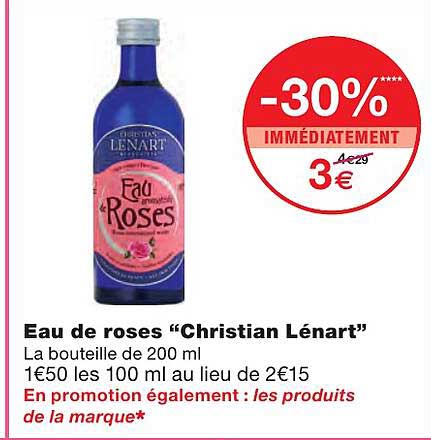 eau de roses "christian lénart"