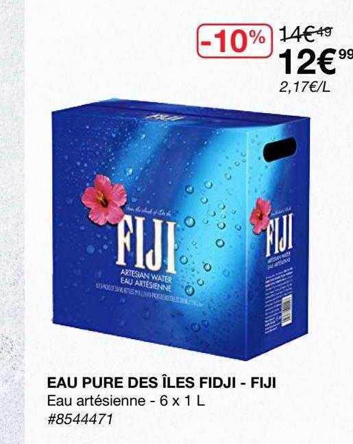 eau pure des îles fidji - fiji