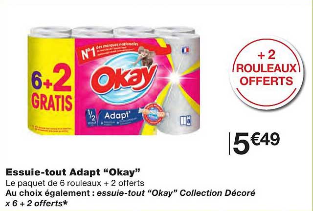 essuie-tout adapt "okay"