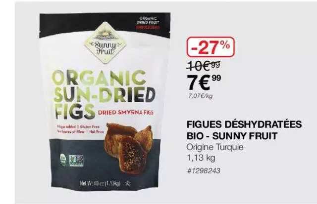 Figues Déshydratées Bio - Sunny Fruit