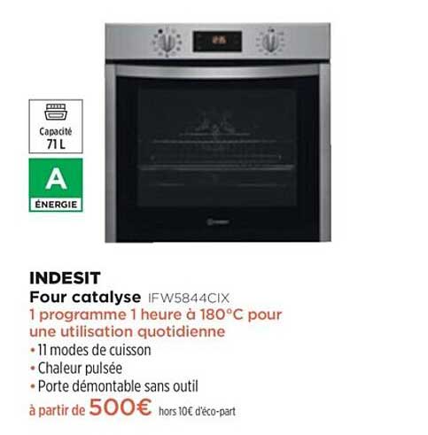 four catalyse indesit ifw5844cix