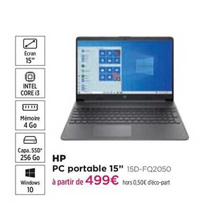 Hp Pc Portable 15" 15d-fq2050