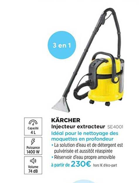 injecteur extracteur kärcher se4001