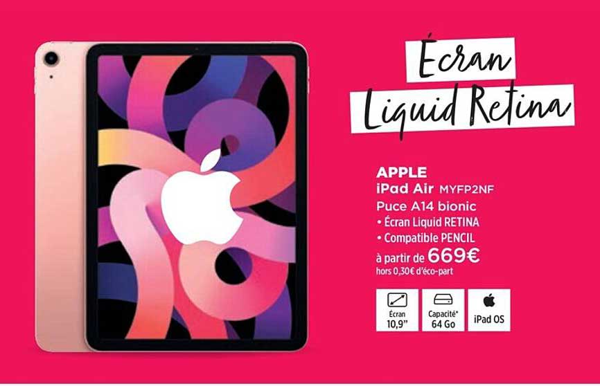 ipad air apple myfp2nf puce a14 bionic