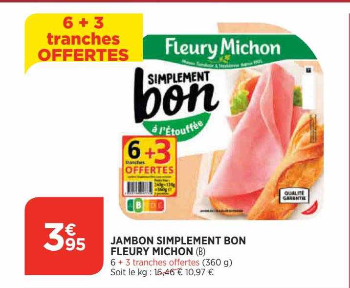 jambon simplement bon fleury michon