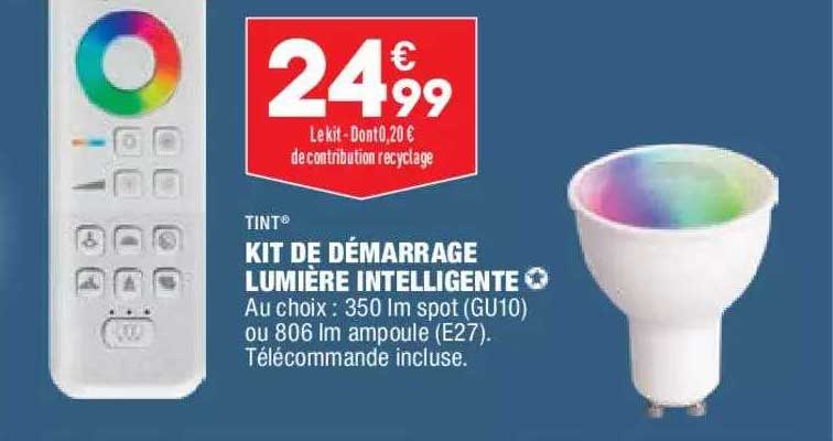 kit de démarrage lumière intelligente tint
