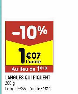 langues qui piquent