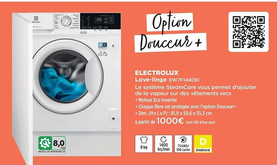 lave-linge electrolux ew7f1480bi