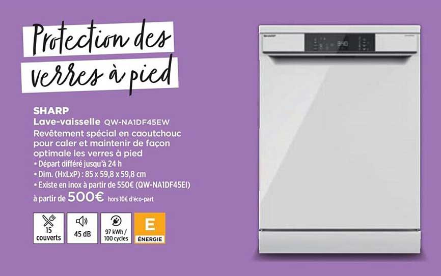 lave-vaisselle sharp qw-na1df45ew