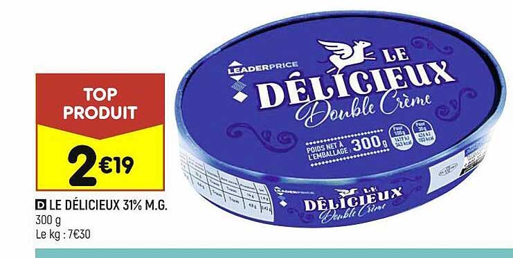 le délicieux 31% m.g.