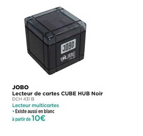 lecteur de cartes cuve hub noir jobo dch 431 b