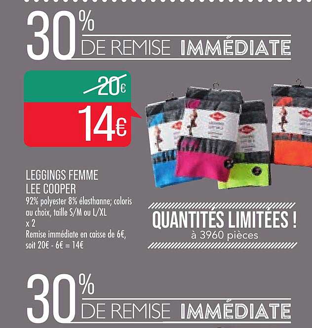 leggings femme lee cooper