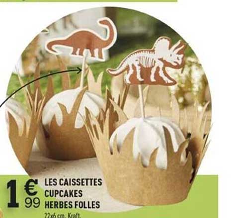 les caissettes cupcakes herbes folles