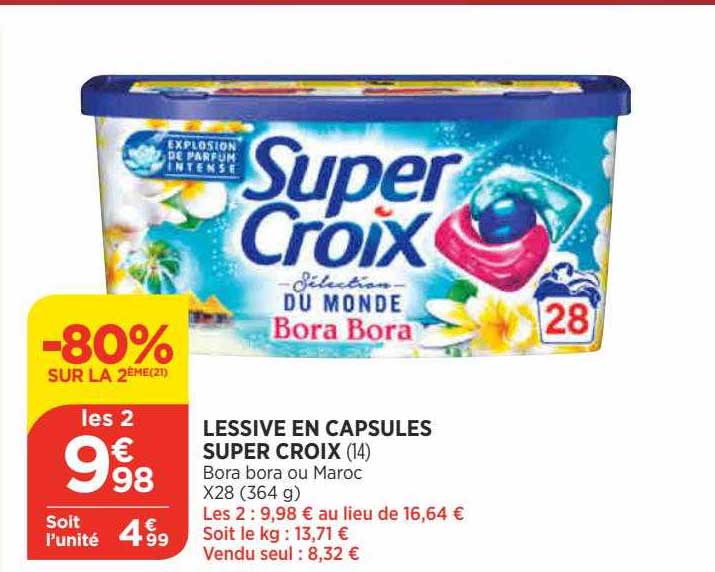 Lessive En Capsules Super Croix