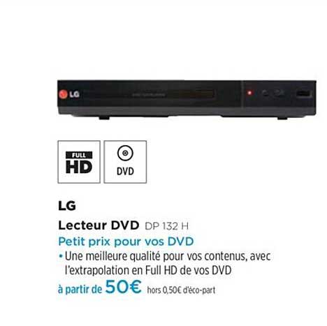 Lg Lecteur Dvd Dp 132 H