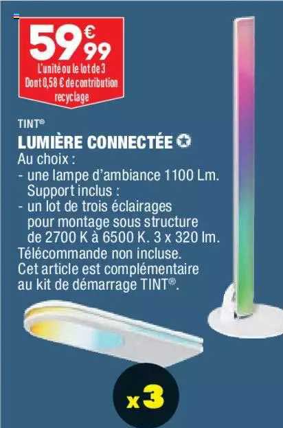 lumière connectée tint