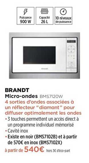 micro-ondes brandt bms7120w