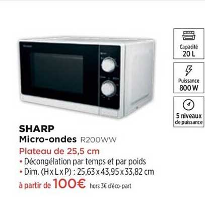 micro-ondes sharp r200ww