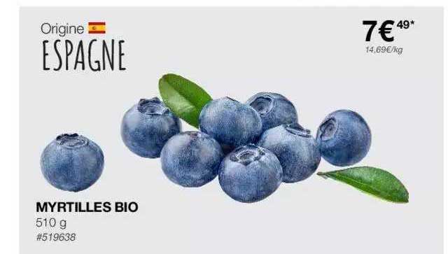 Myrtilles Bio