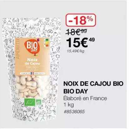 noix de cajou bio bio day
