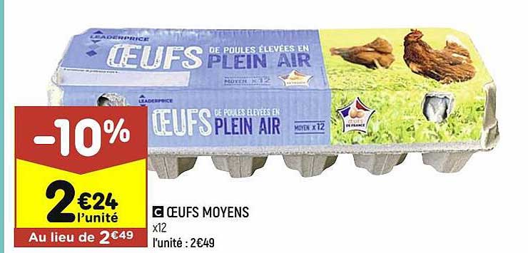 oeufs moyens