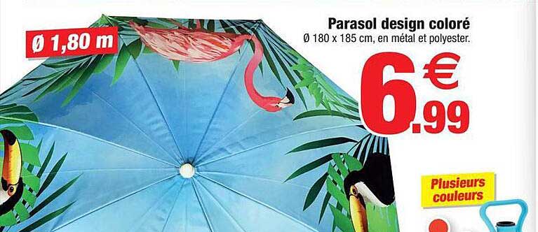 parasol design coloré