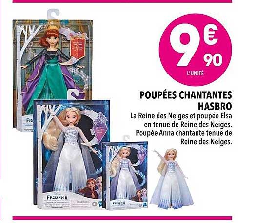 poupées chantante hasbro