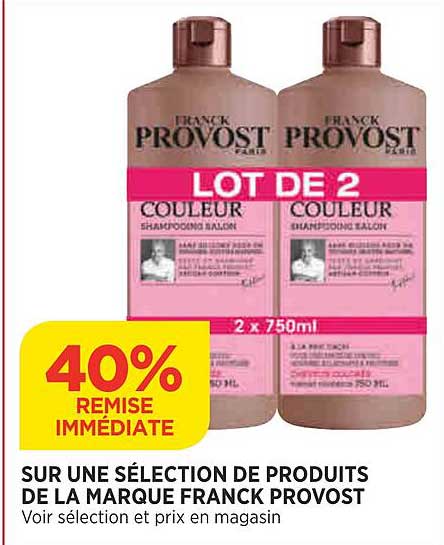 produits de la marque franck provost