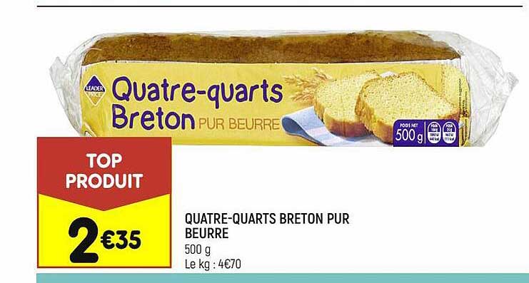 quatre-quarts breton pur beurre