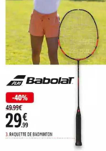 raquette de badminton babolar