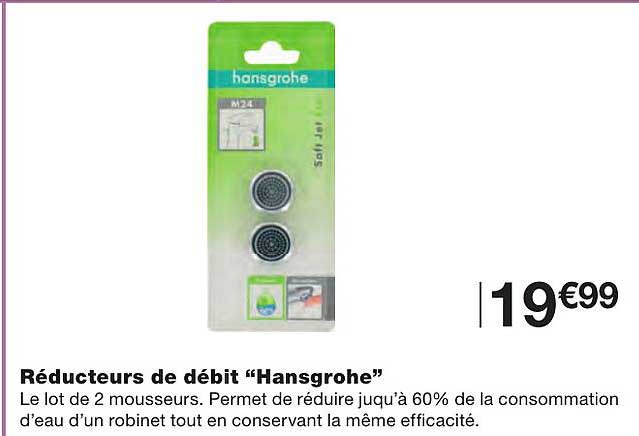 réducteurs de débit "hansgrohe"