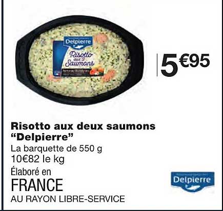risotto aux deux saumons "delpierre"