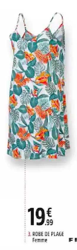 Robe De Plage Femme