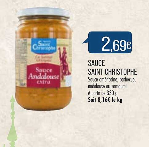 sauce saint christophe