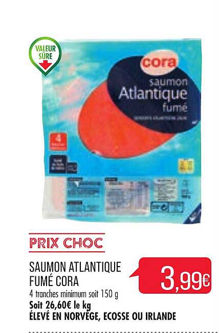 Saumon Atlantique Fumé Cora
