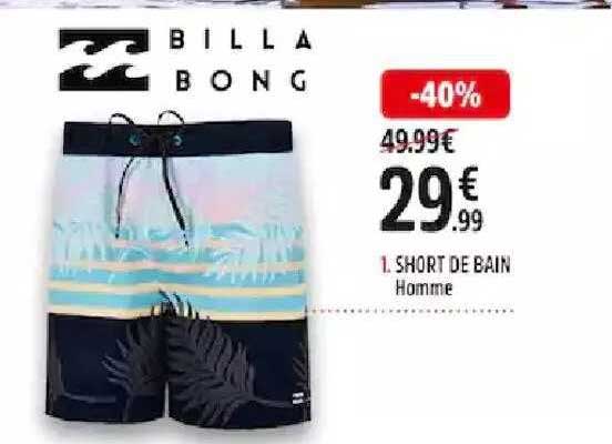 short de bain homme billa bong