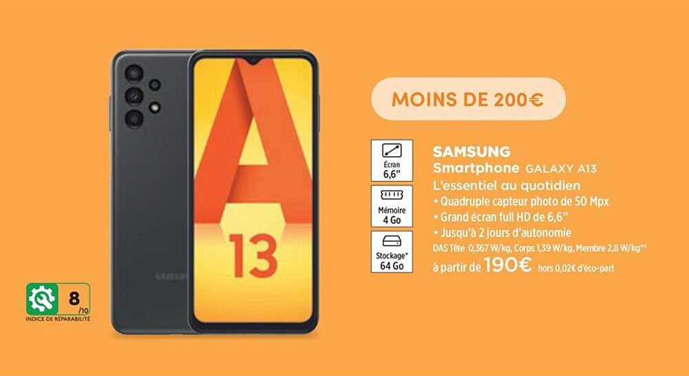 smartphone galaxy a13 samsung