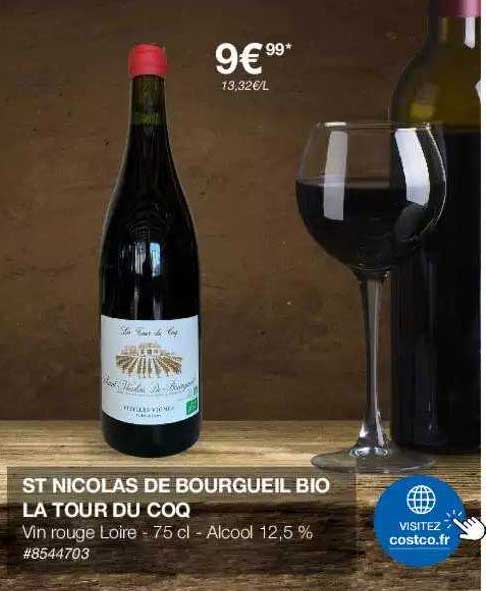 St Nicolas De Bourgueil Bio La Tour Du Coq